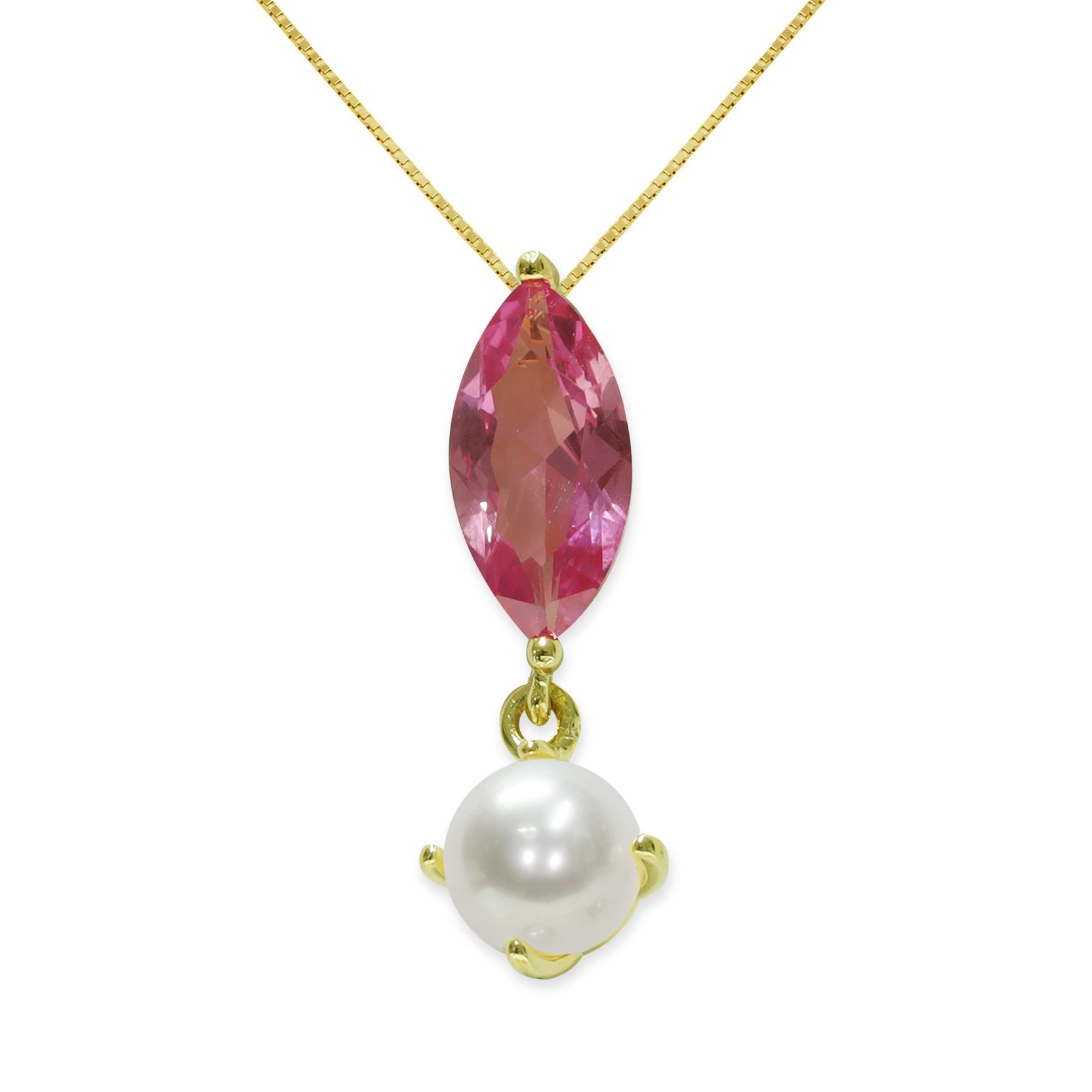 Collana in argento 925 con perle - MAYUMI
