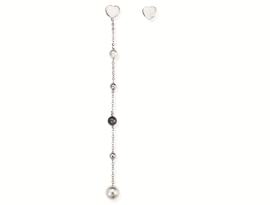 Orecchini in argento 925 con perle di cristallo - AMEN