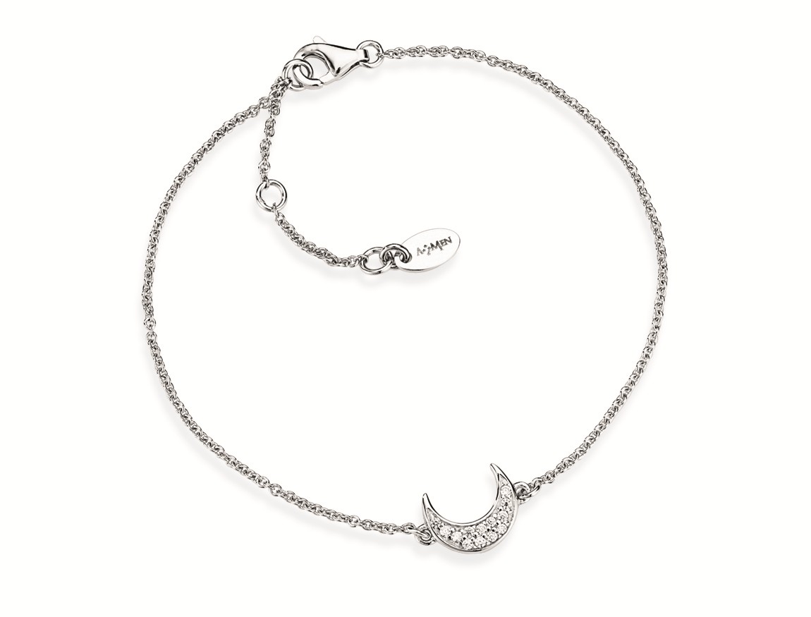 Bracciale in argento 925 con zirconi - AMEN