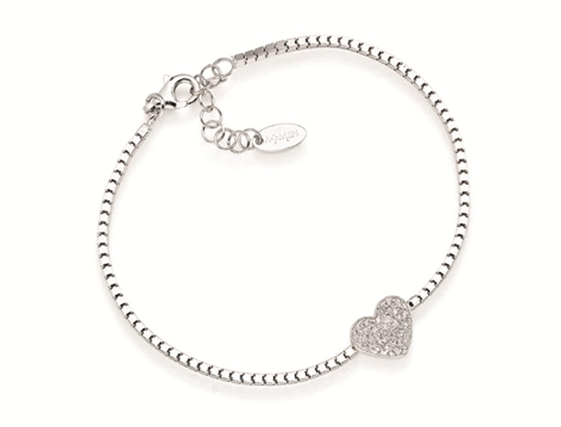 Bracciale in argento 925 con zirconi - AMEN