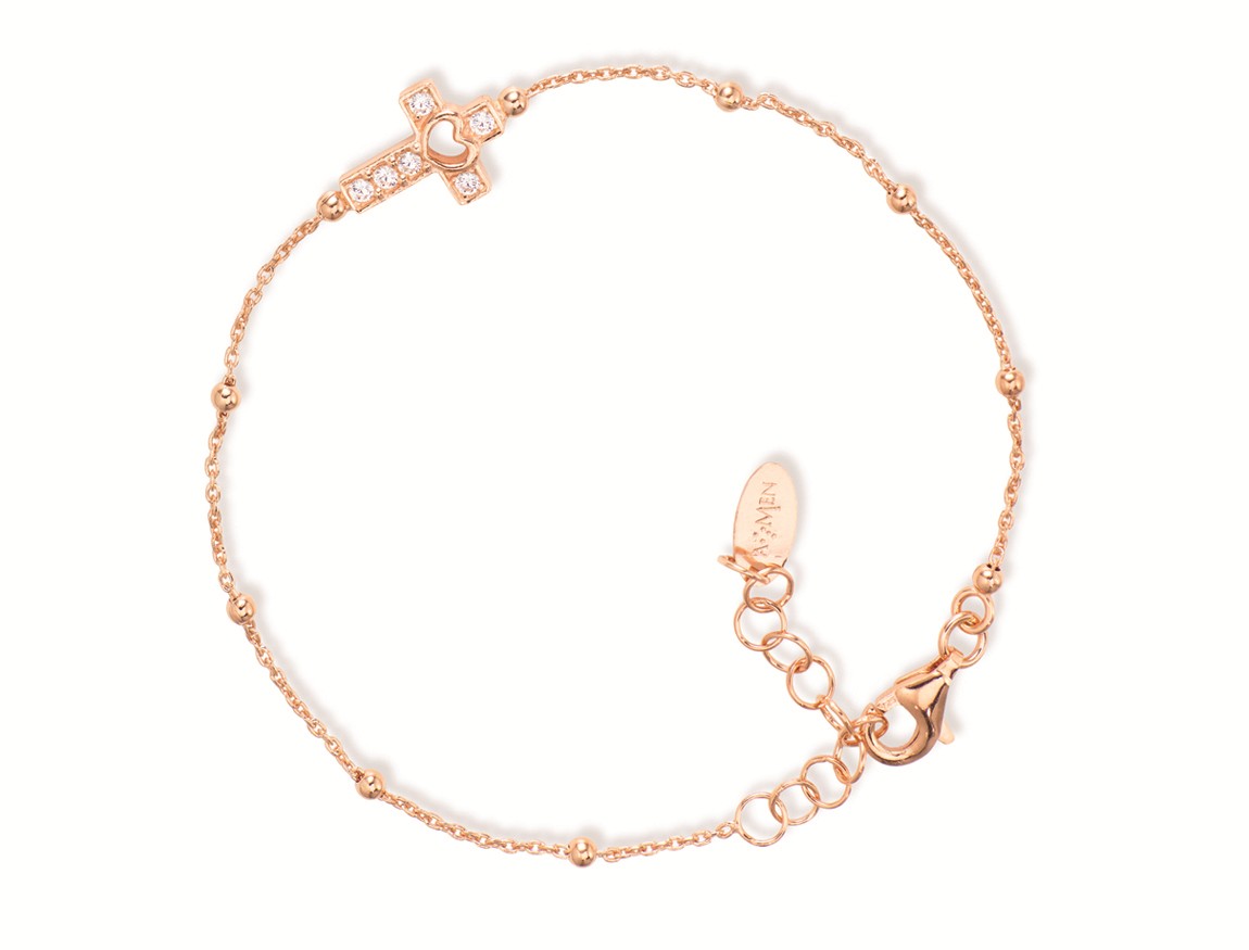 Bracciale in argento 925 con zirconi - AMEN