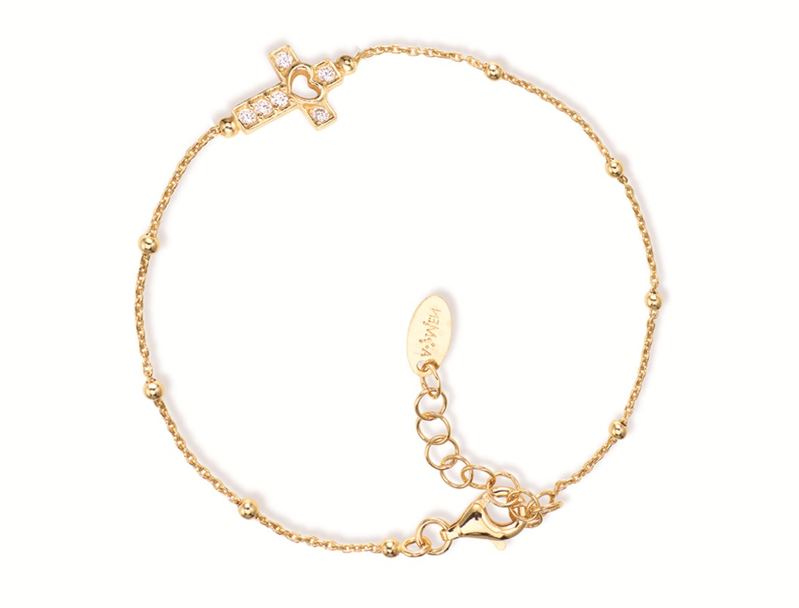 Bracciale in argento 925 con zirconi - AMEN