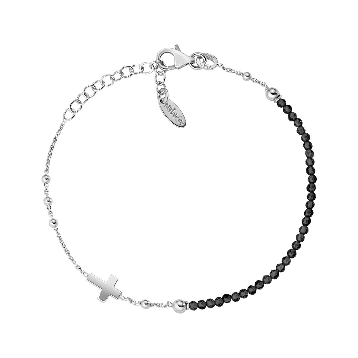 Bracciale in argento 925 con cristalli - AMEN