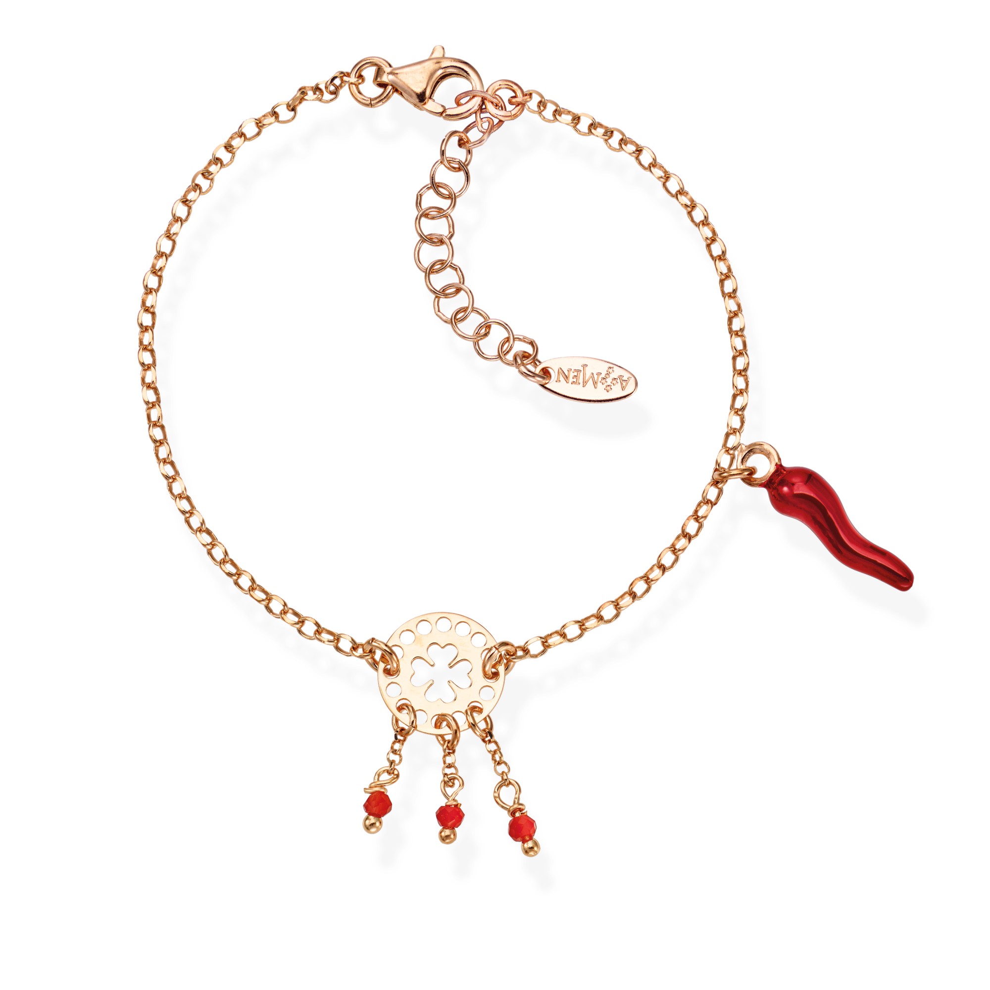 Bracciale in argento 925 con cristalli - AMEN