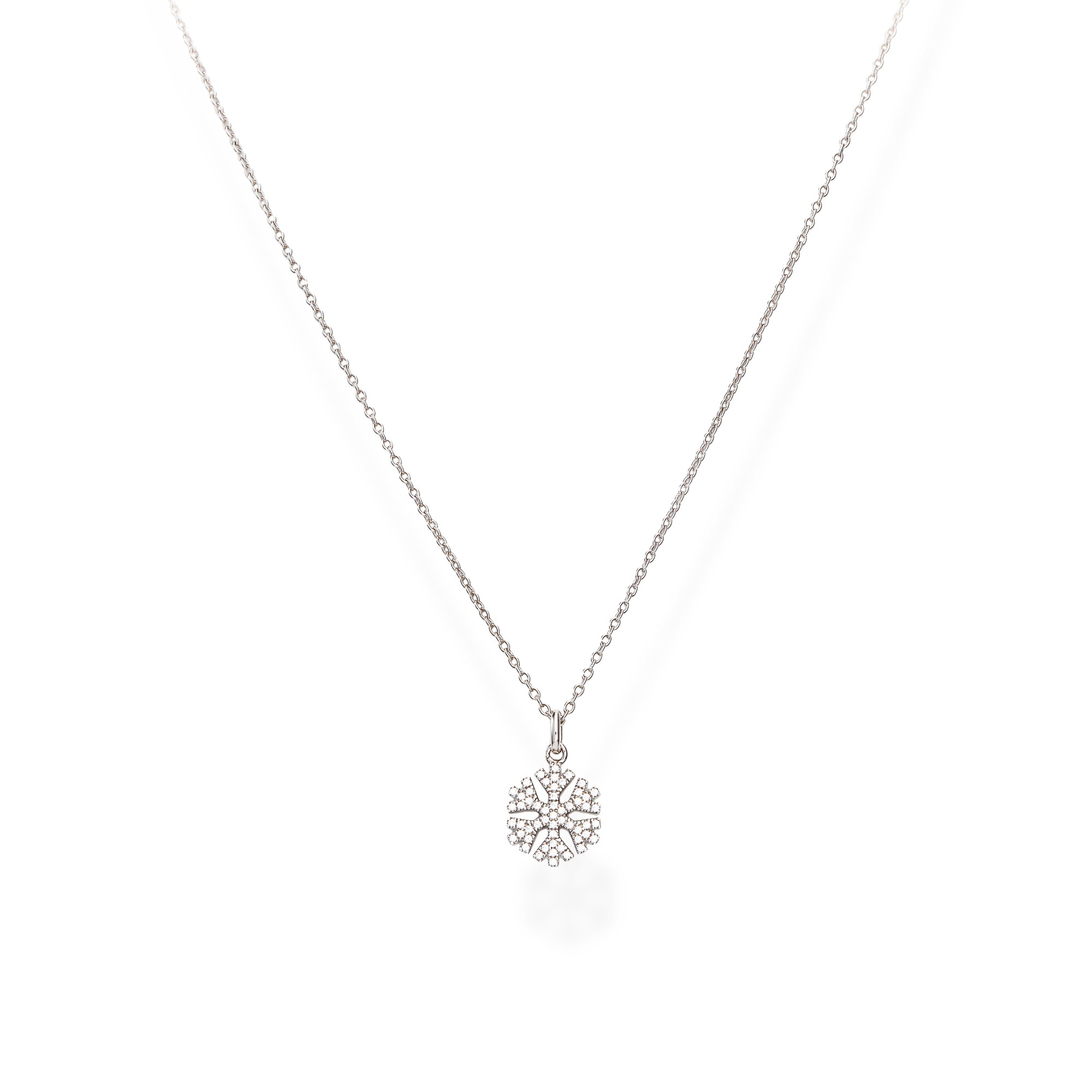 Collana in argento 925 con zirconi - AMEN