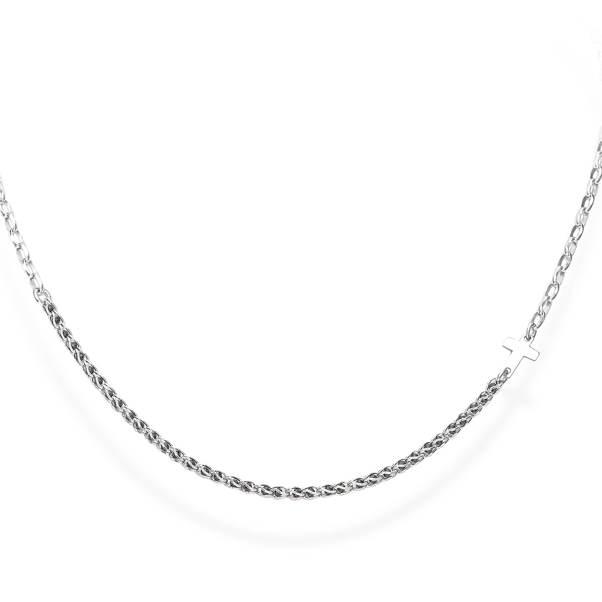 Collana in argento 925 con cristalli - AMEN