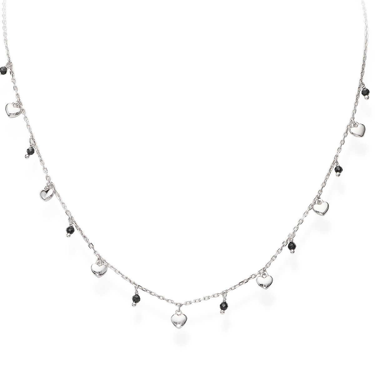 Collana in argento 925 con cristalli - AMEN