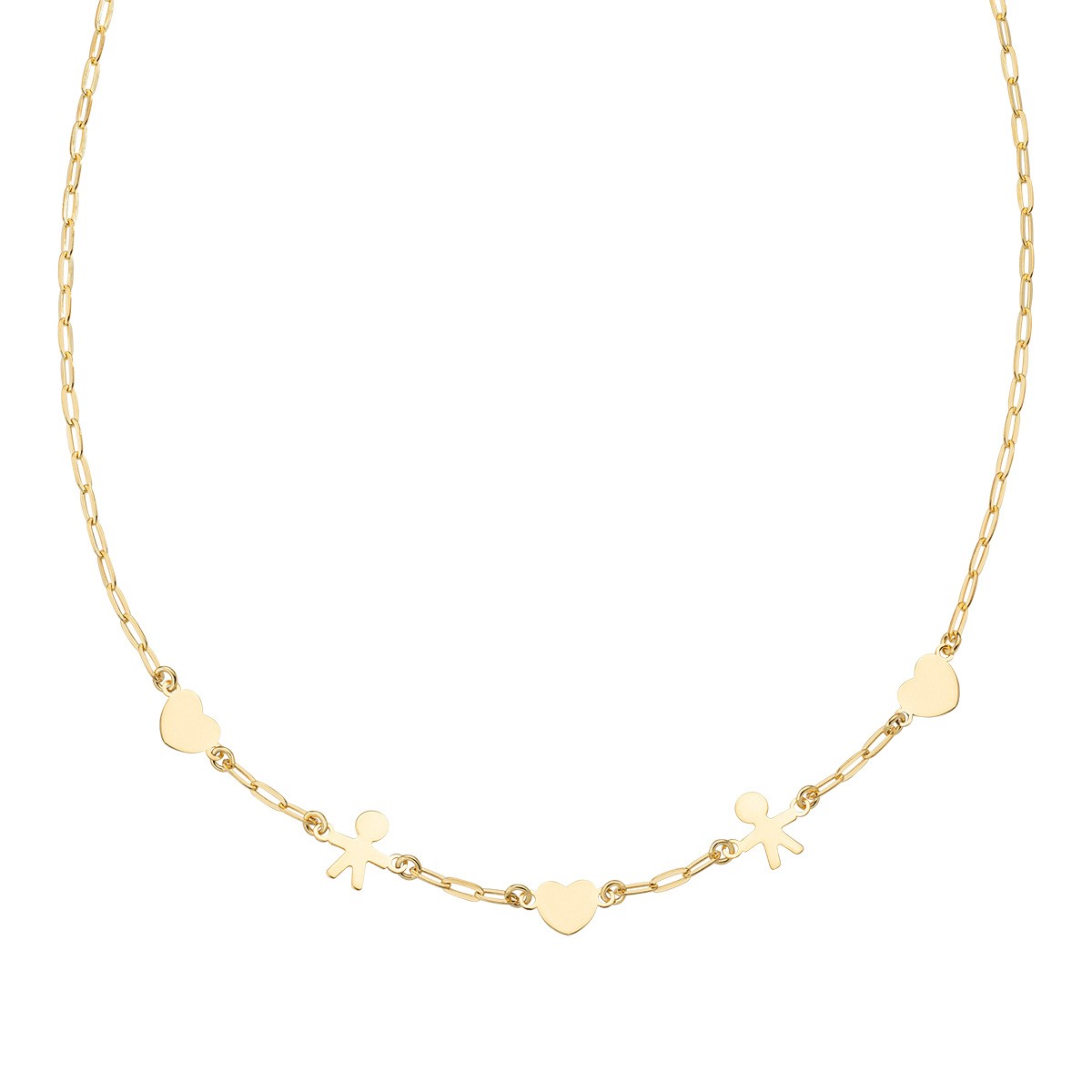 Collana da donna in argento 925 oro - AMEN