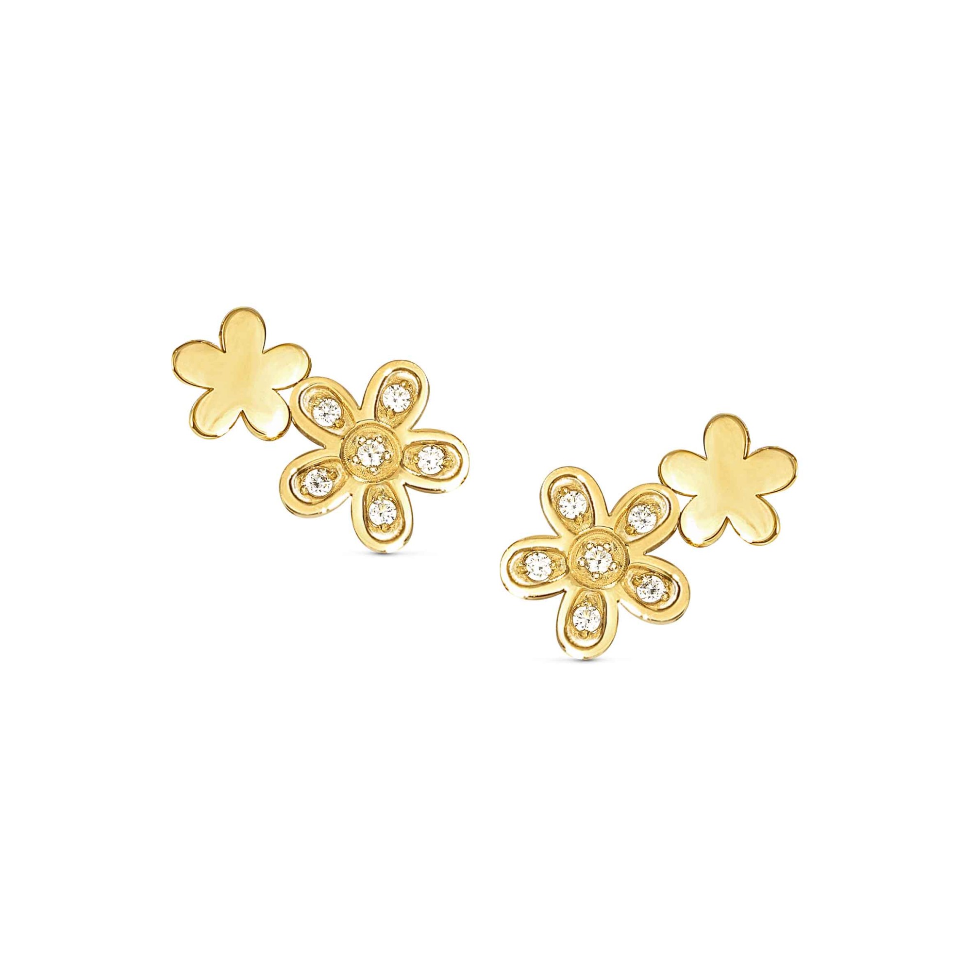 Pendientes Miss Trendy flor en acero - NOMINATION
