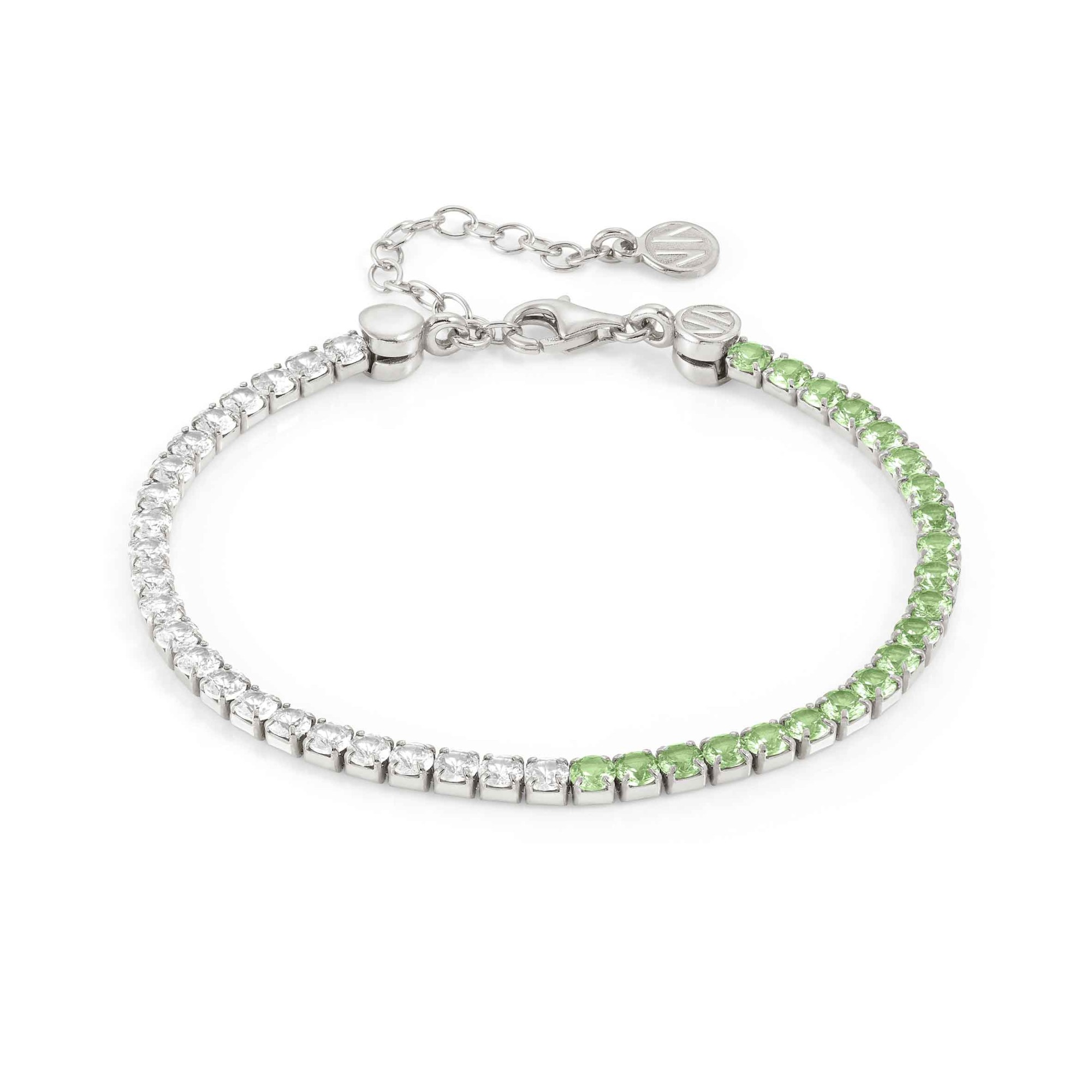 Bracciale Chic&Charm in argento e zirconi verdi - NOMINATION