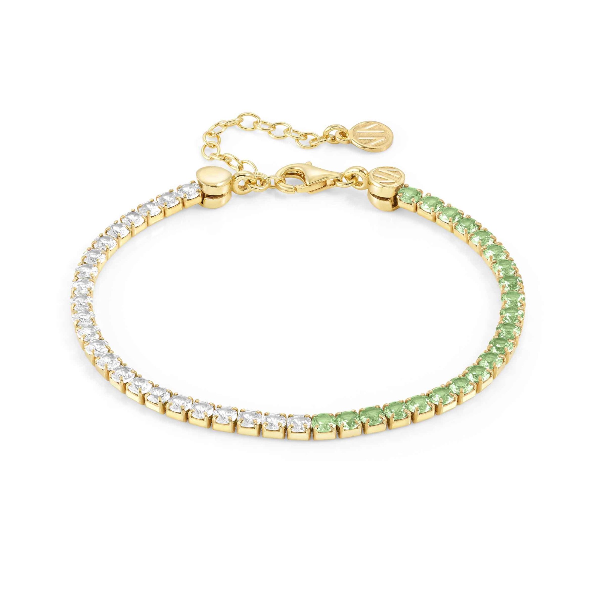 Bracciale Chic&Charm in argento e zirconi verdi - NOMINATION