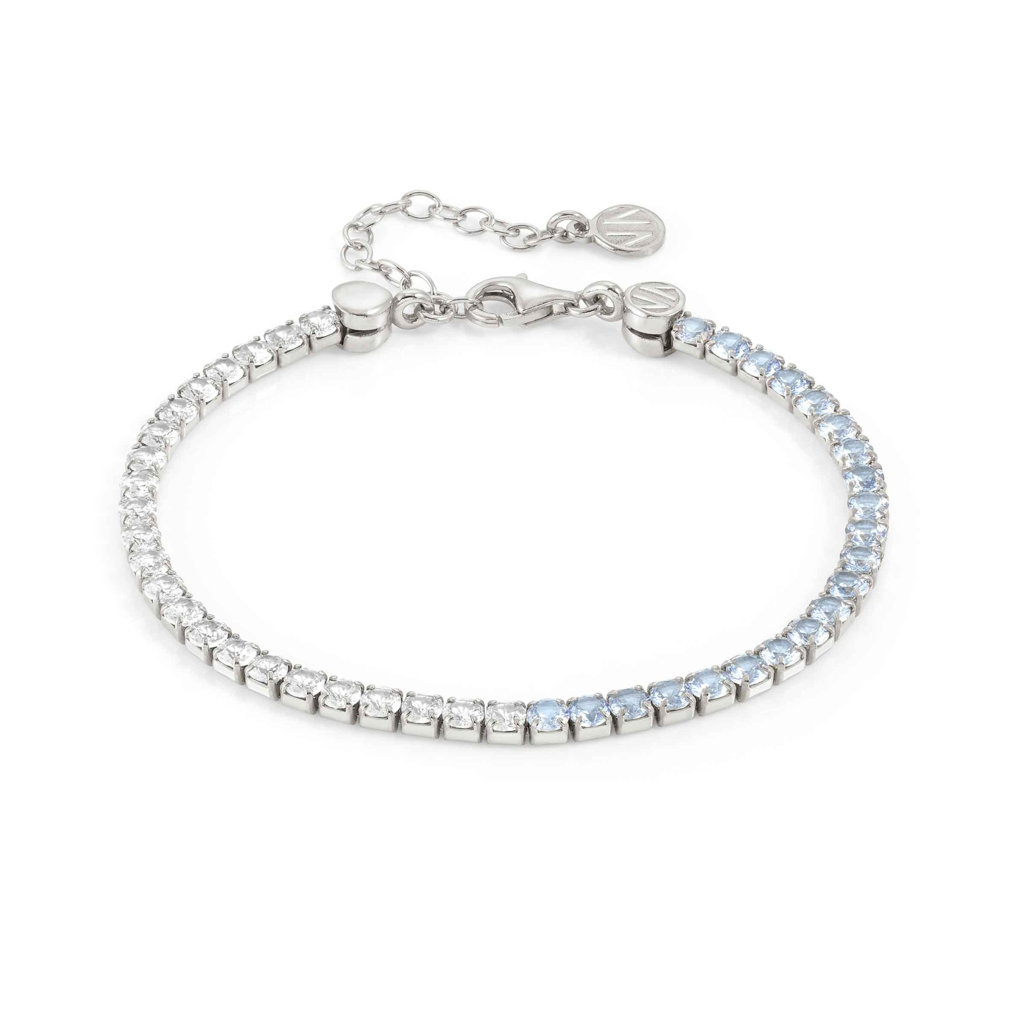Bracciale Chic&Charm in argento e zirconi azzurri - NOMINATION