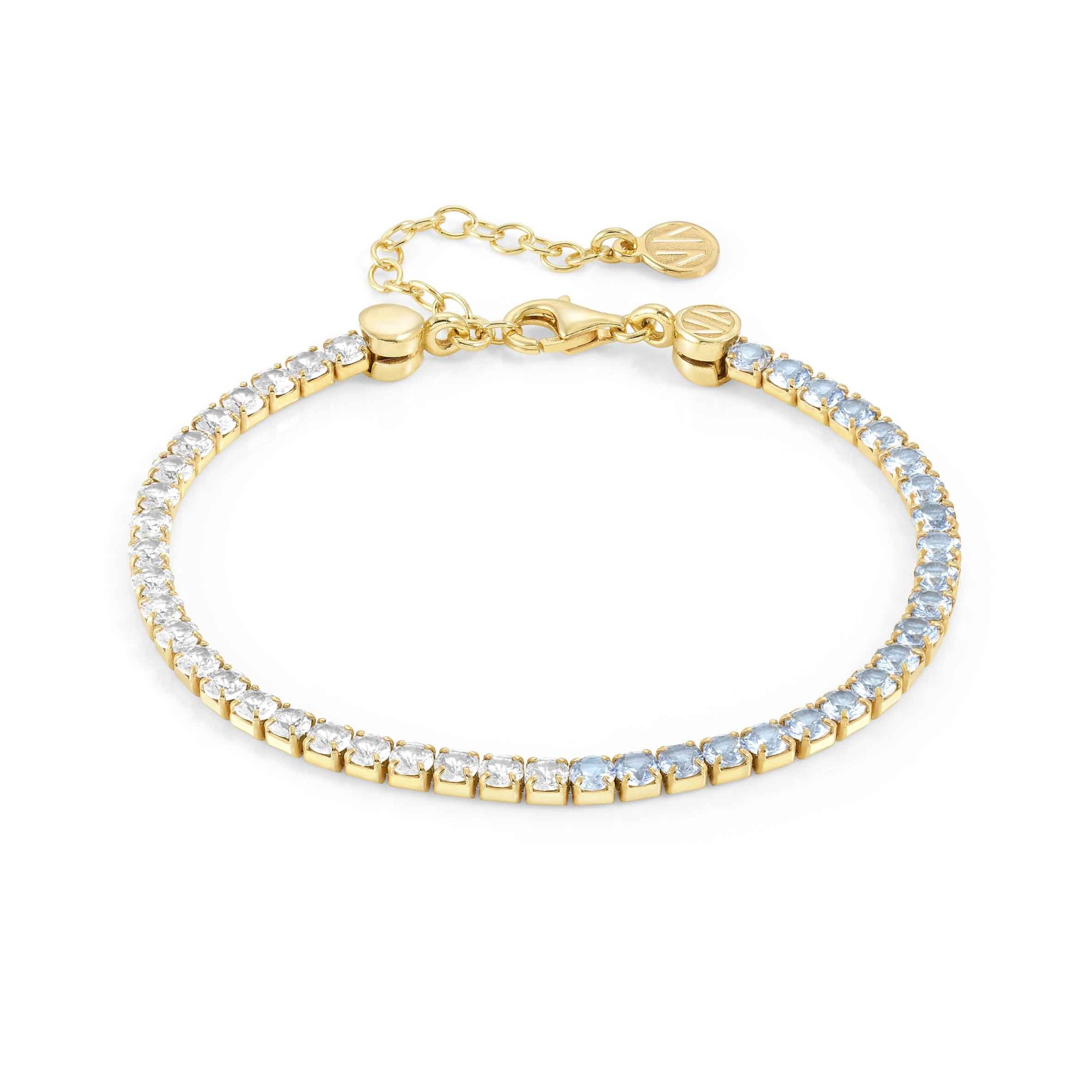 Bracciale Chic&Charm in argento e zirconi azzurri - NOMINATION