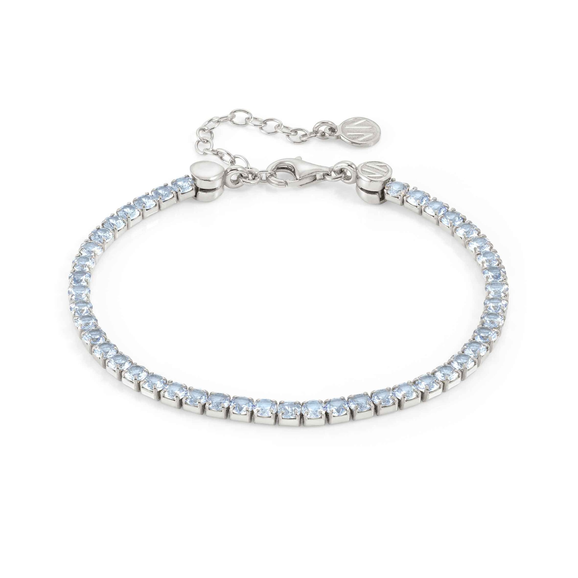 Bracciale Chic&Charm in argento e zirconi azzurri - NOMINATION