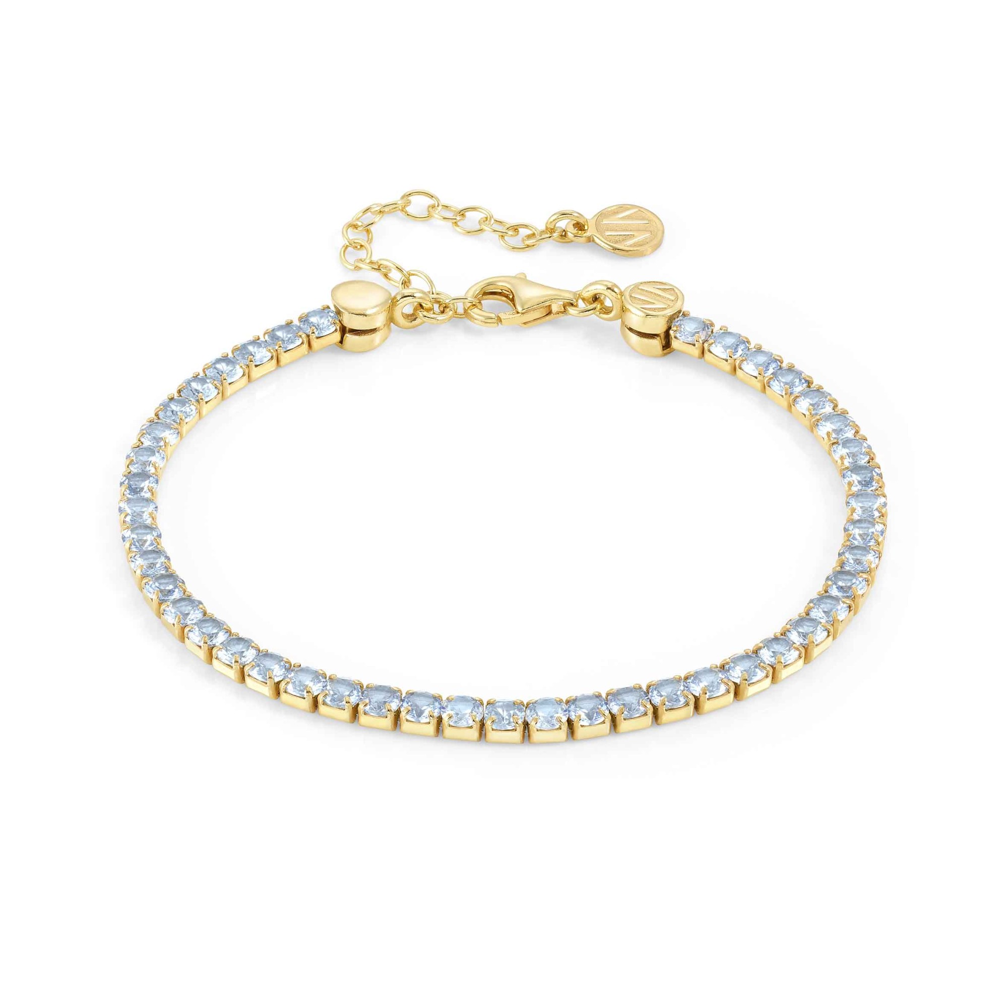 Bracciale Chic&Charm in argento e zirconi azzurri - NOMINATION