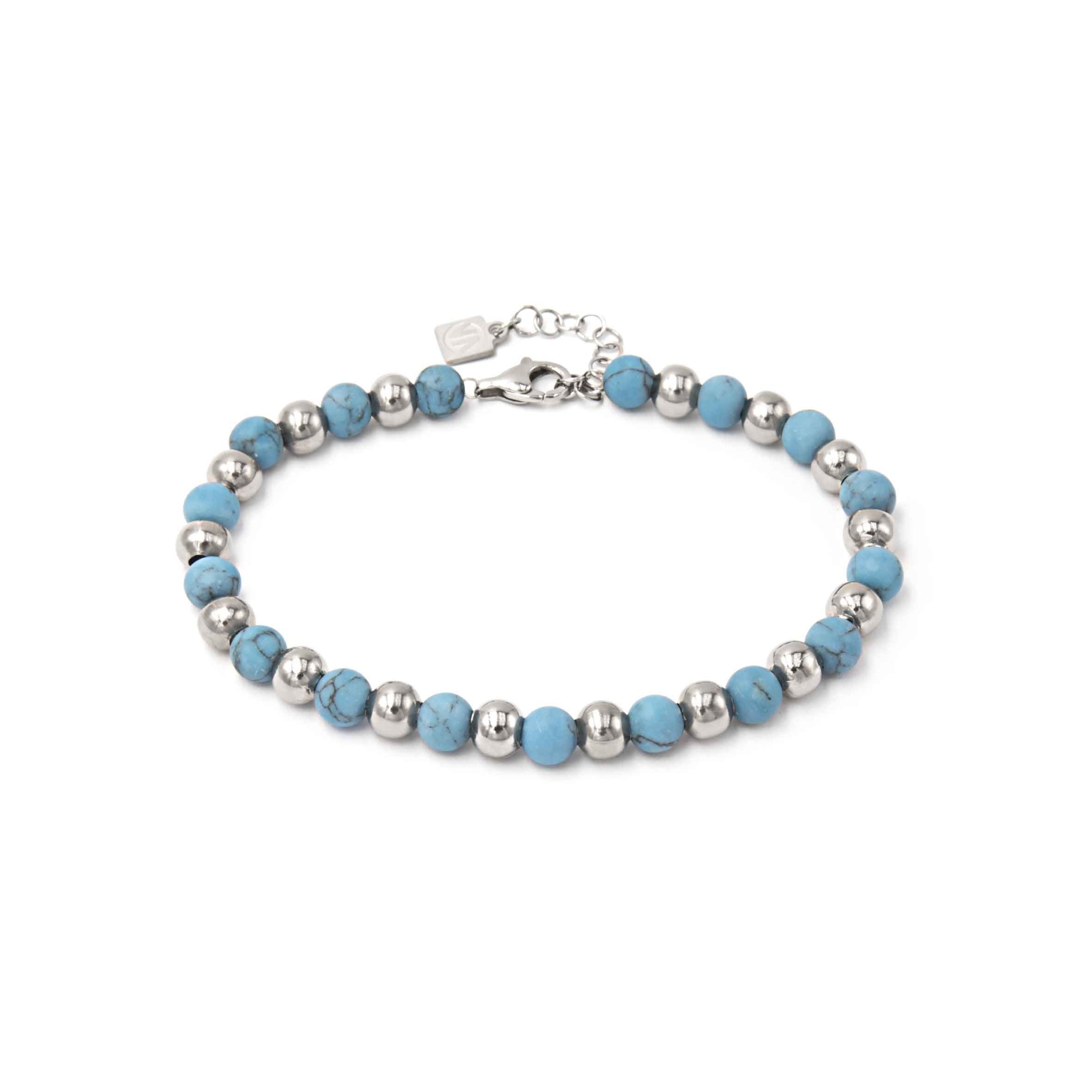 Bracciale Instinct in acciaio e turchese - NOMINATION