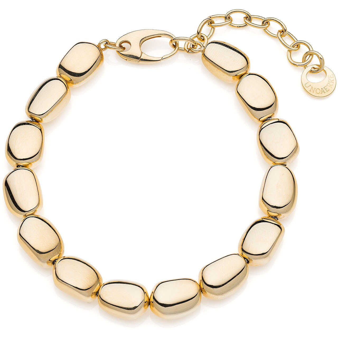 Gemelli uomo in argento con zircone marrone - UNOAERRE FASHION JEWELLERY