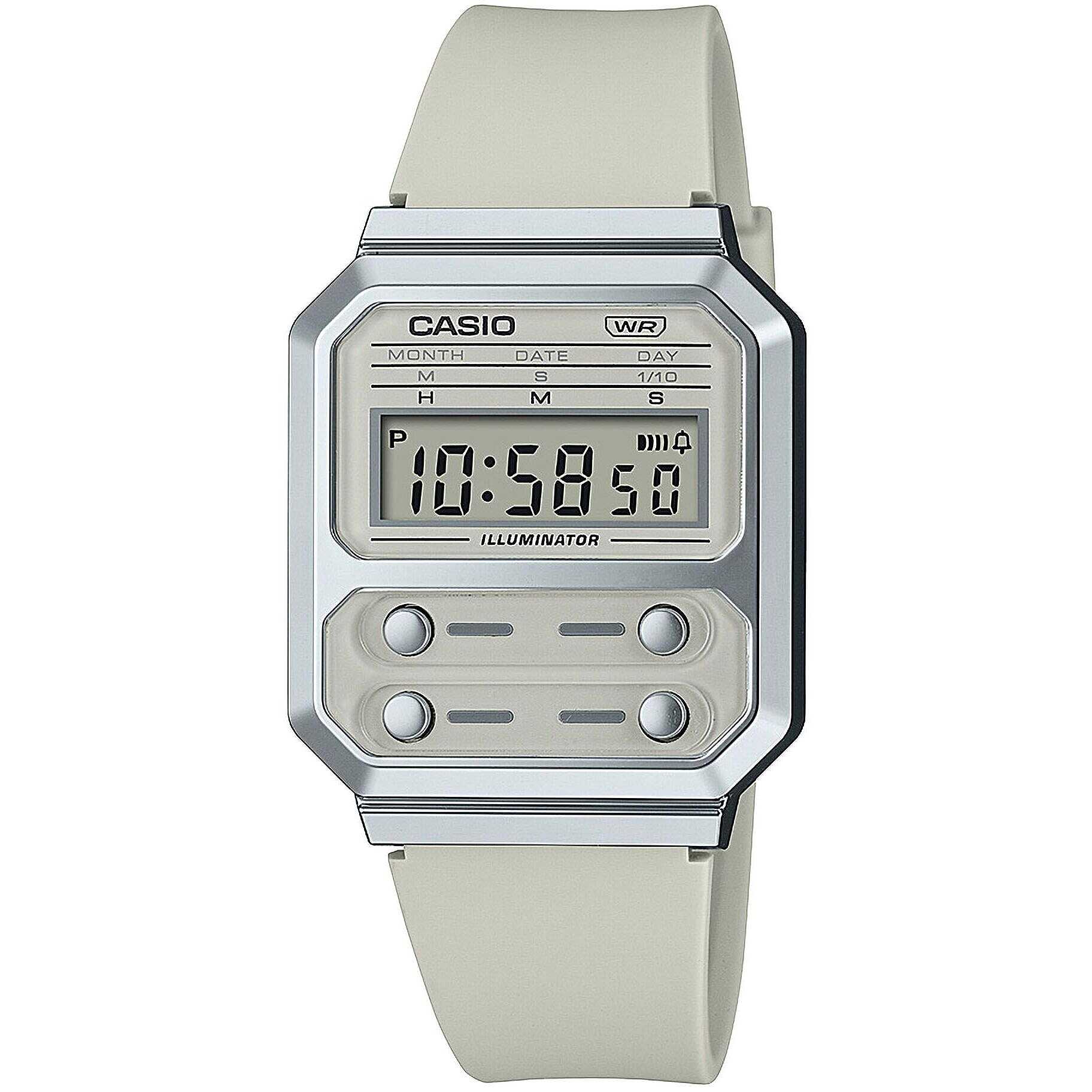Reloj digital vintage Mini de resina Casio Italia S.R.L. A100WEF-8AEF - CASIO