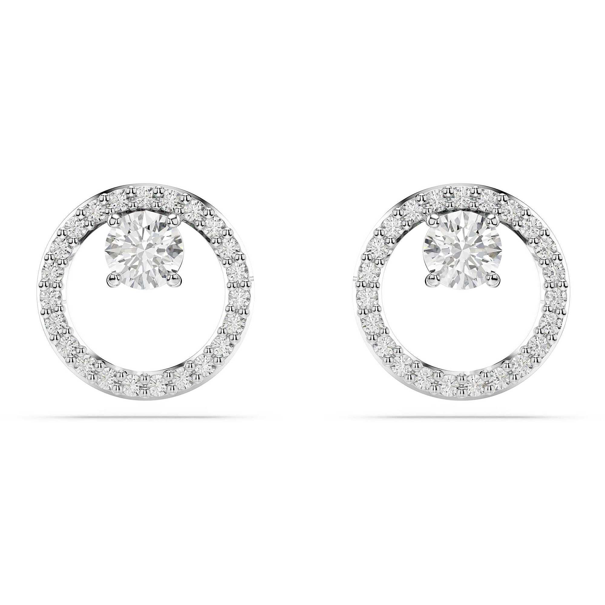 Orecchini a lobo con stella zirconi bianchi - SWAROVSKI