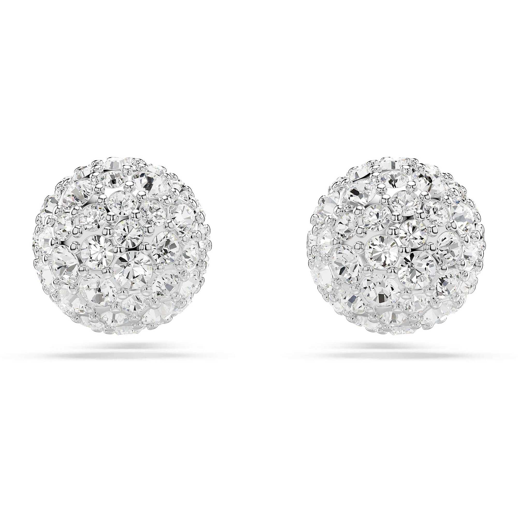 Orecchini a lobo Dextera con cristalli bianchi - SWAROVSKI