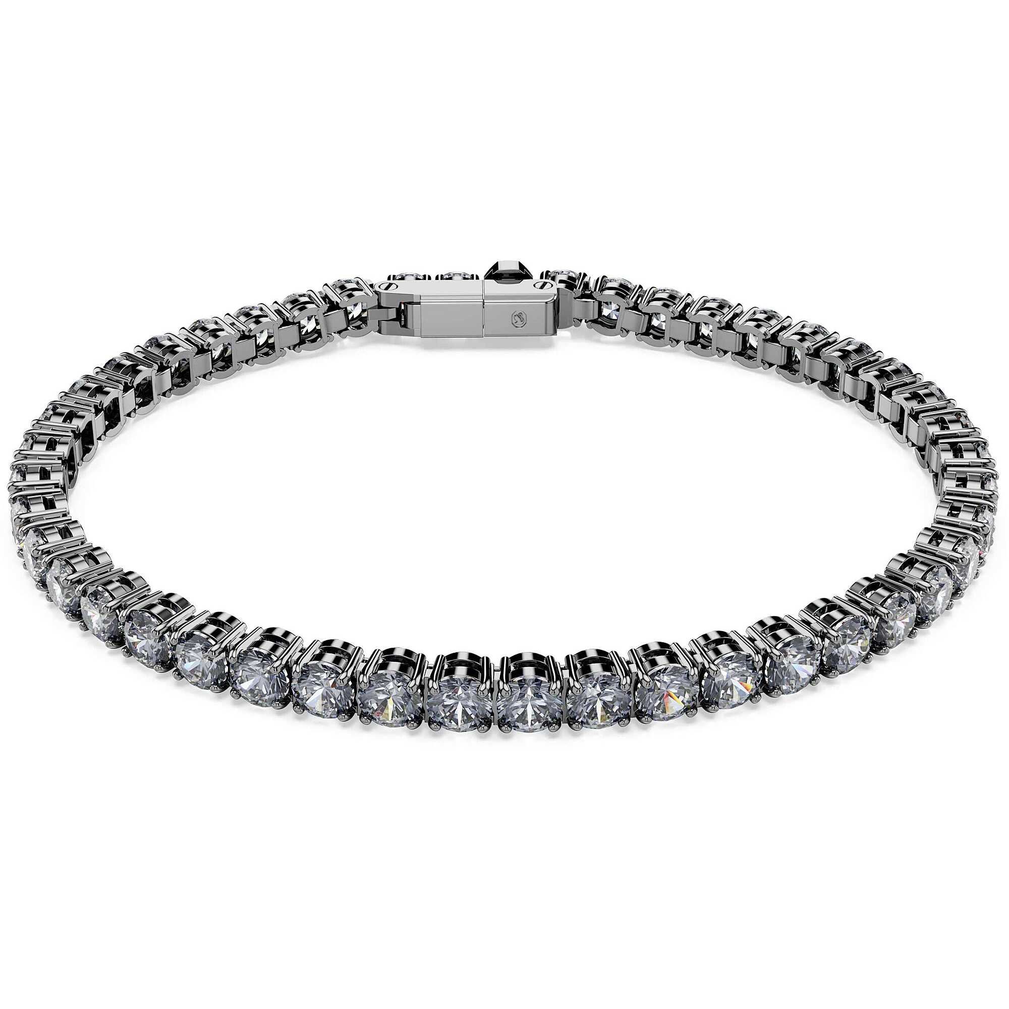 Bracciale Matrix Tennis con zirconi grigio - SWAROVSKI