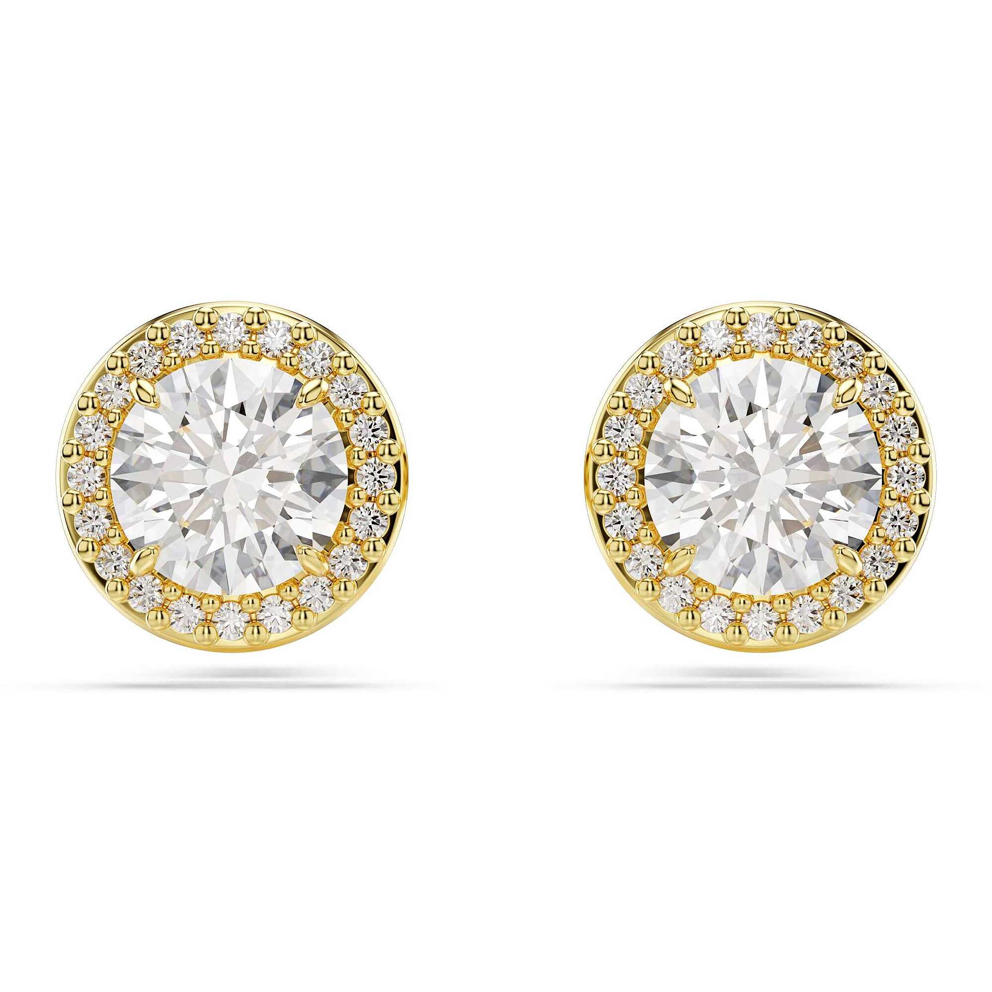 Orecchini Una con Zirconi Oro e Bianco - SWAROVSKI