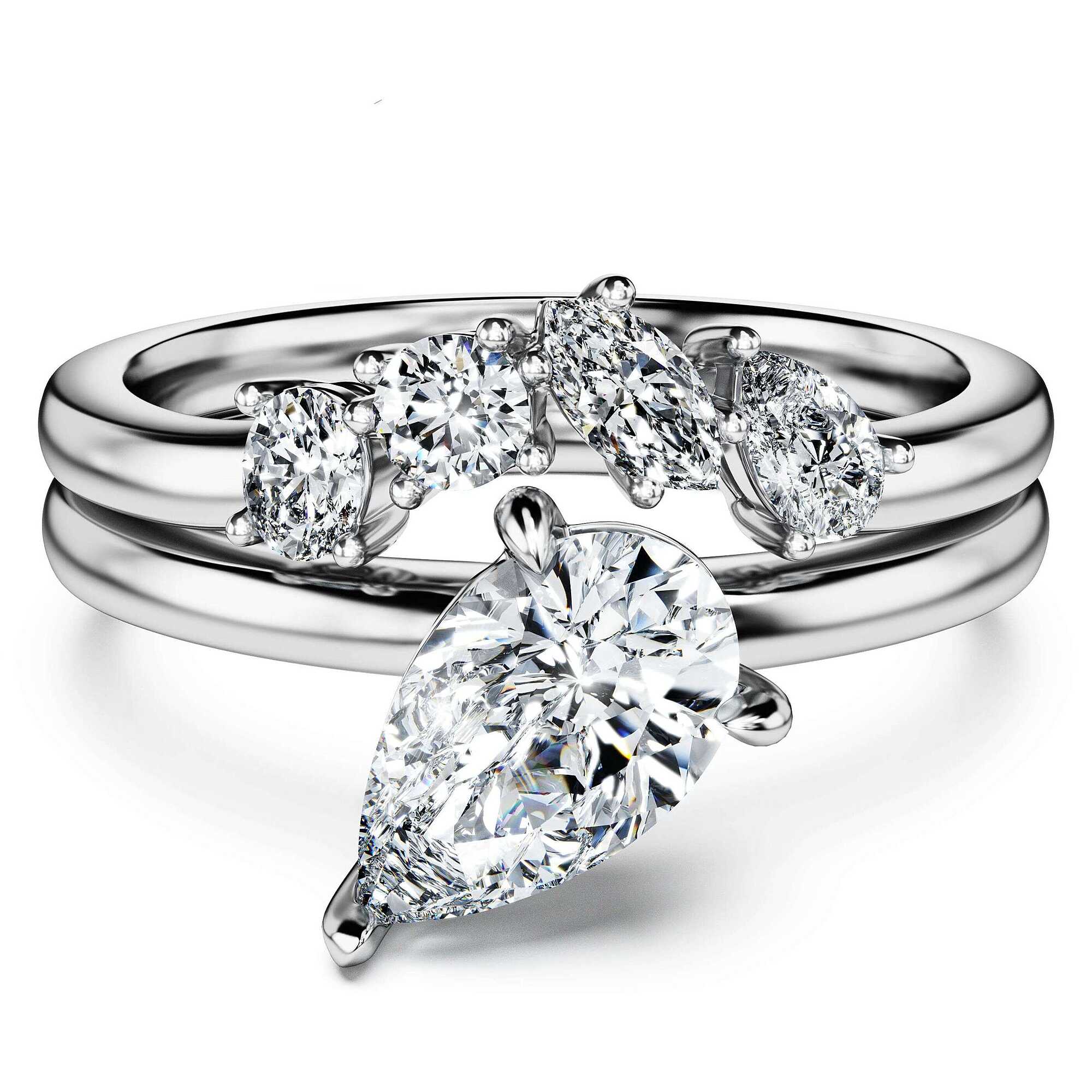 anello Diamante di laboratorio gioiello donna Swarovski Created Diamonds Galaxy - SWAROVSKI