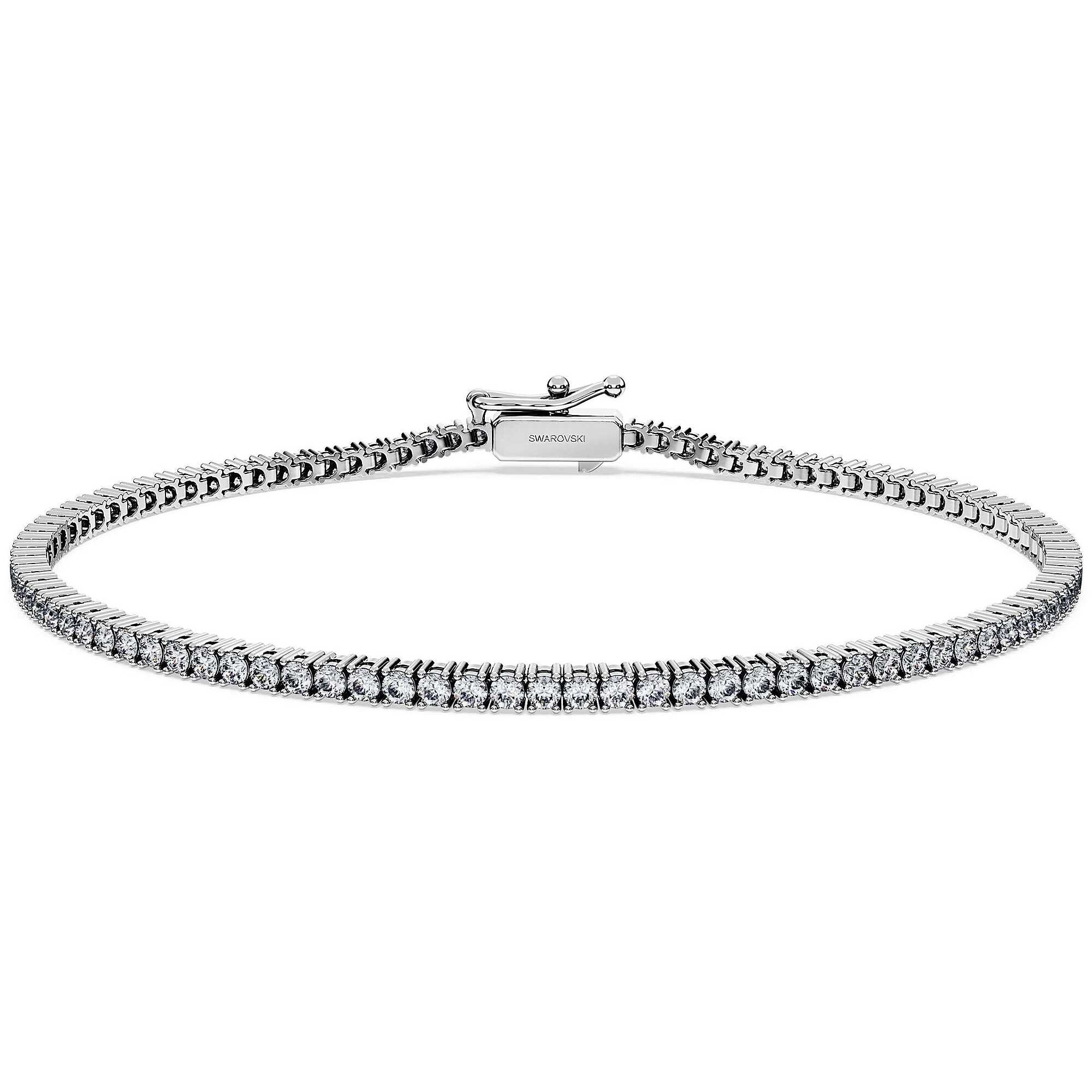 bracciale Tennis donna Oro 750 (18kt) gioiello Swarovski Created Diamonds Eternity - SWAROVSKI