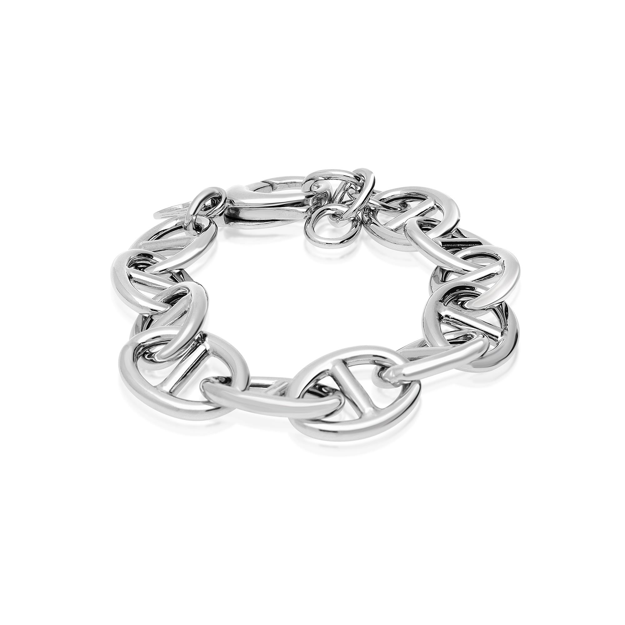 Bracciale in argento maglia marina - LUXURY MILANO