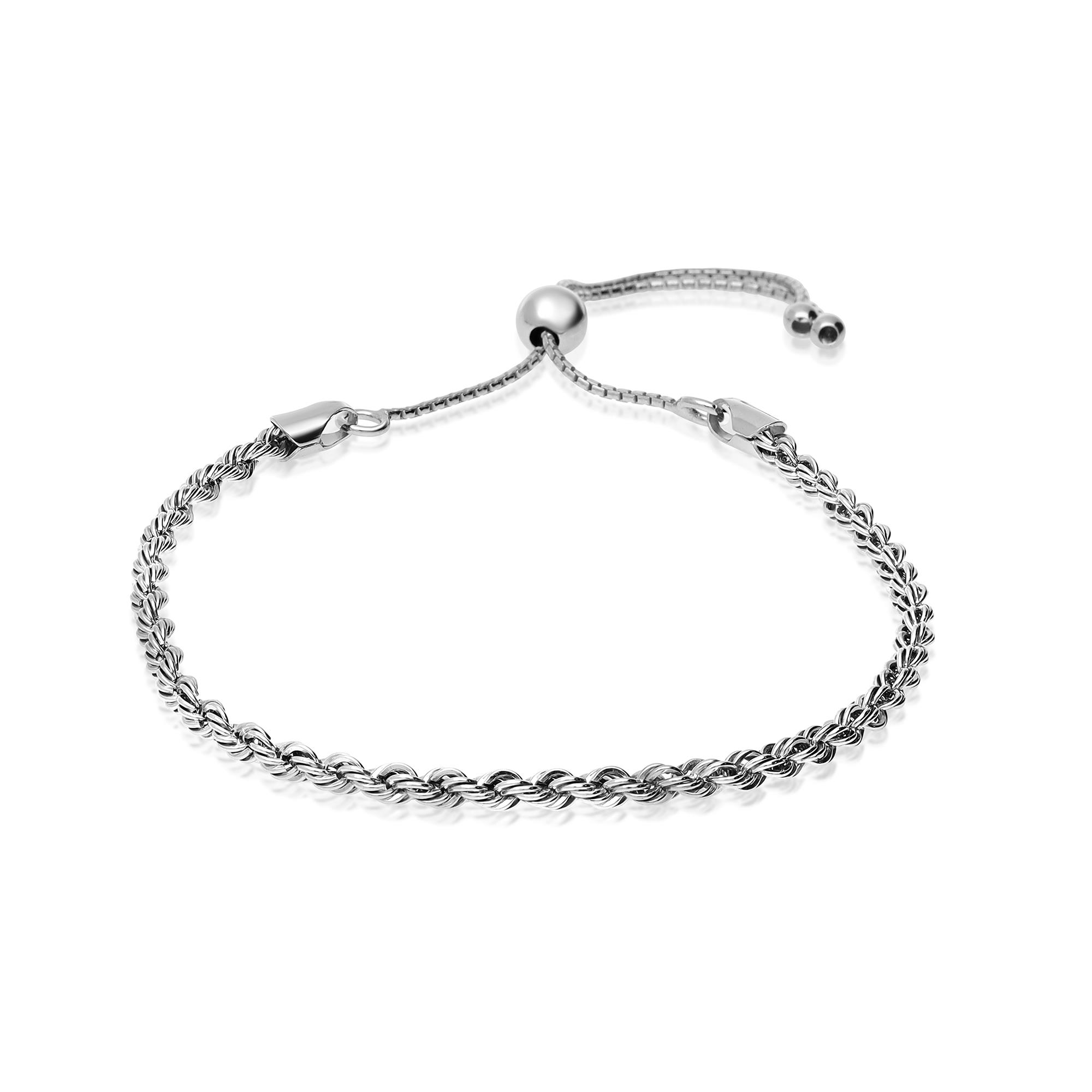 Bracciale in argento diamantato - LUXURY MILANO