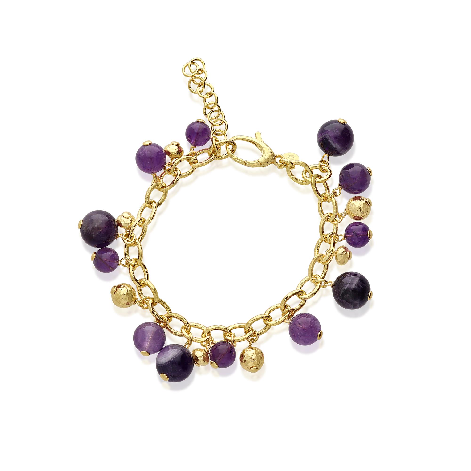 Bracciale con pietre viola  - TOSCANA BY ETRUSCA