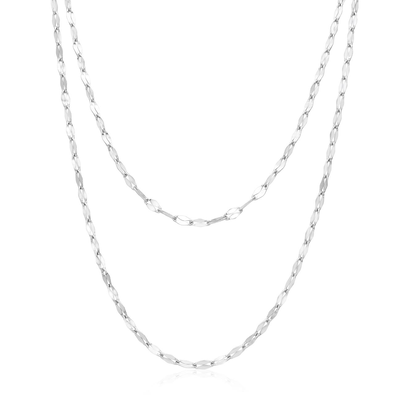 Collar de plata brillante - LUXURY MILANO