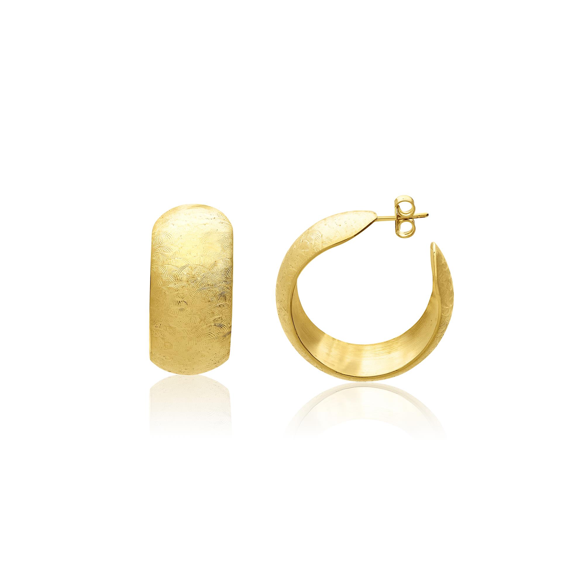 Pendientes de aro abovedados - TOSCANA BY ETRUSCA
