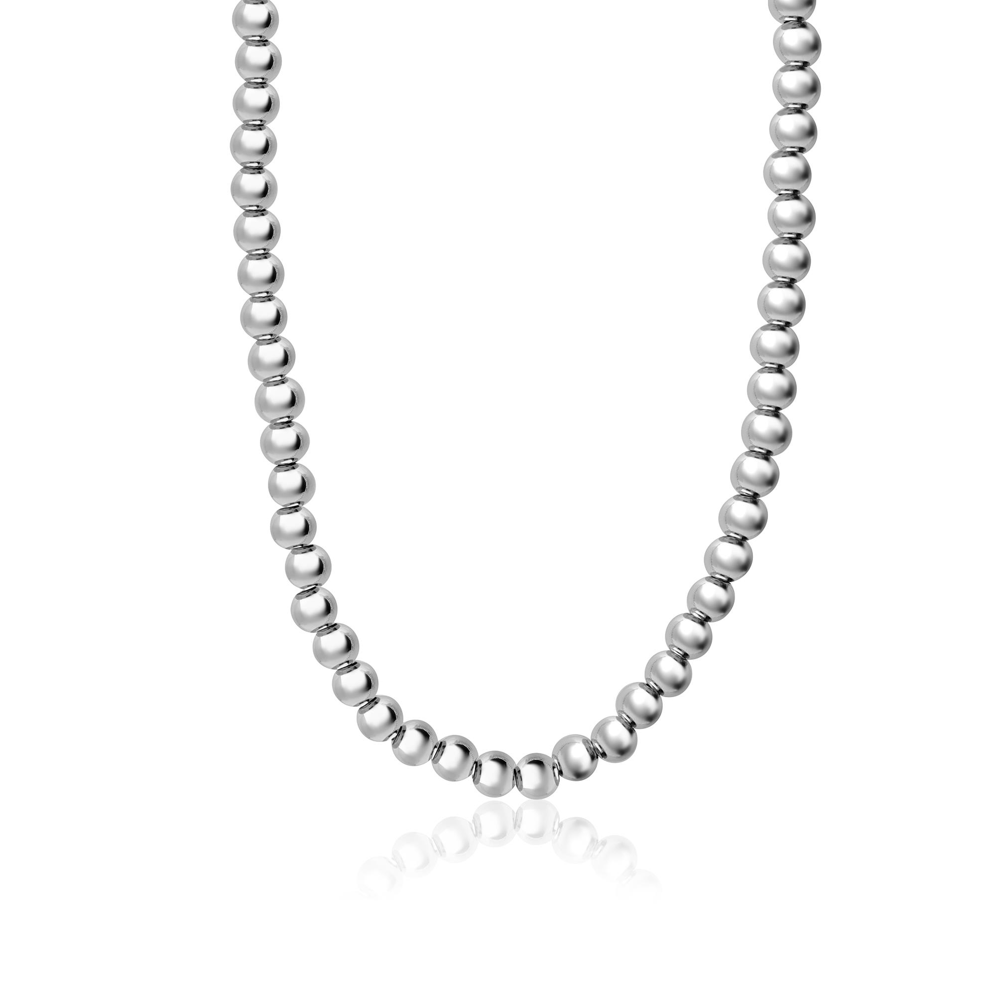 collar de perlas de plata - LUXURY MILANO