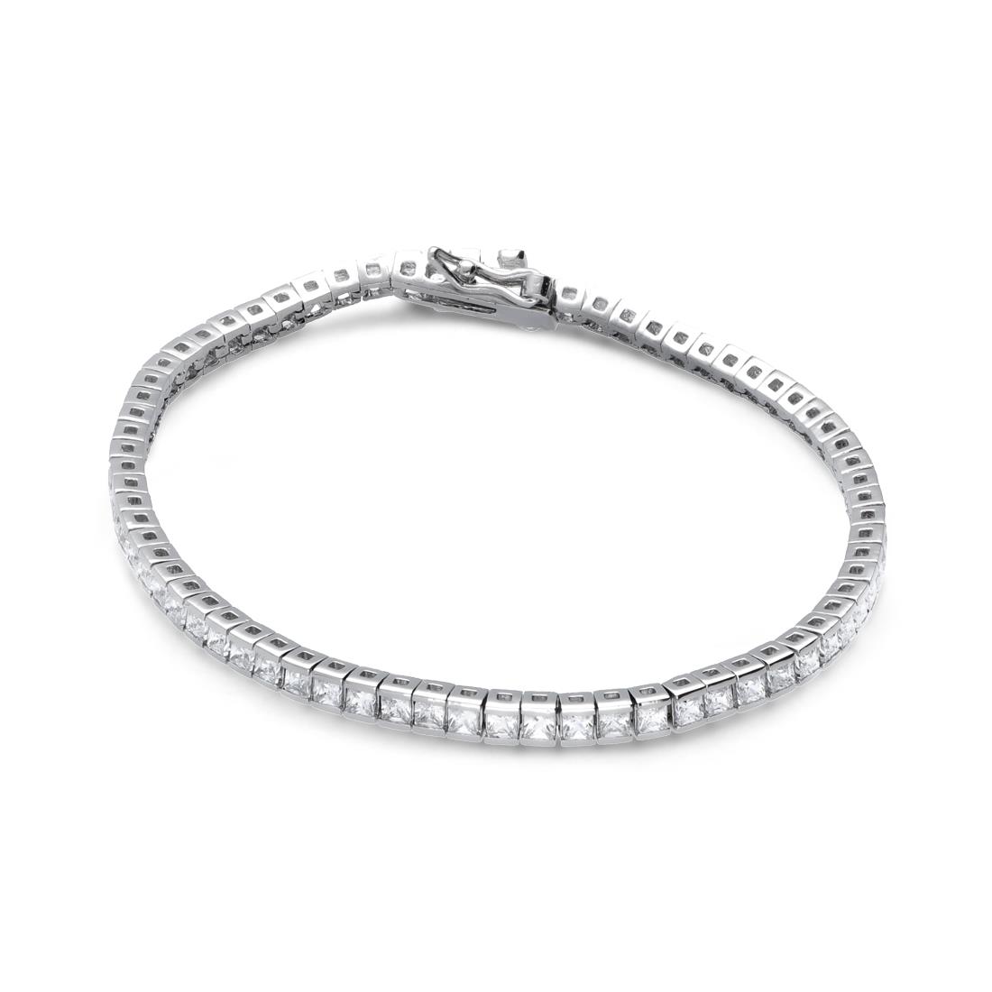 Silver tennis bracelet - ORO&CO 925