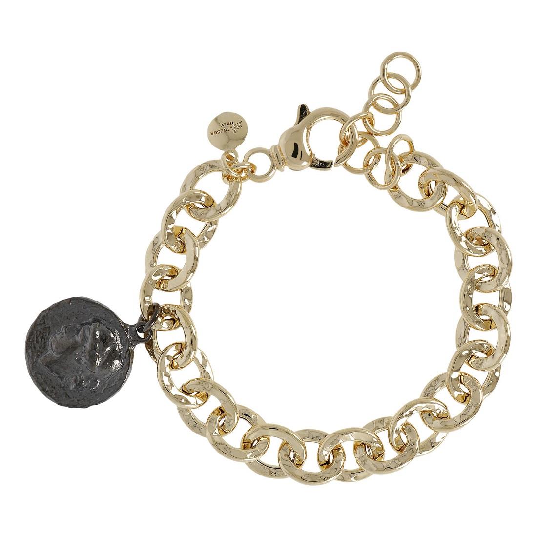 Gold plated bracelet with charms - TOSCANA BY ETRUSCA