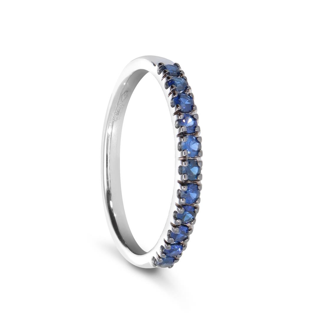 Eternity ring with blue sapphires ct. 0.50 LUXURY ZONE Luxury Zone