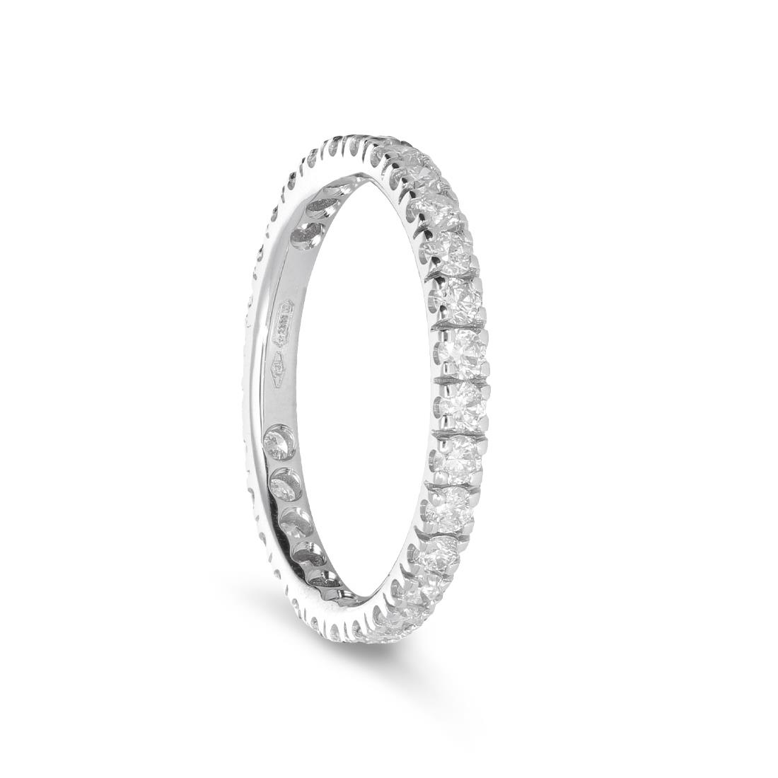 Anello eternity con diamanti ct 1,00 - LUXURY ZONE