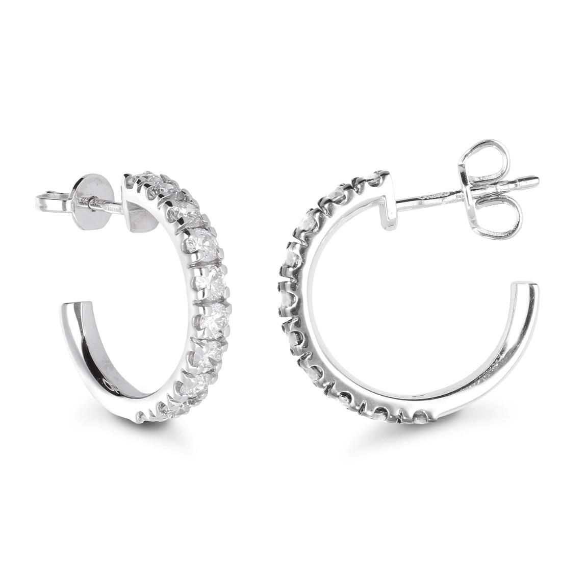 Earrings with diamonds ct. 0.80 - LUXURY ZONE