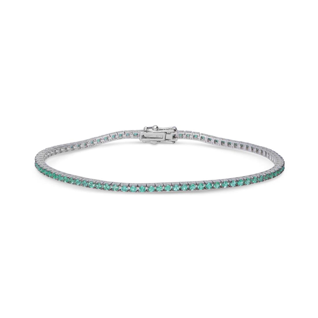 Tennis bracelet with emeralds ct. 1.42 - LUXURY ZONE