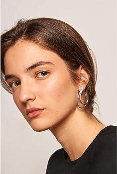Silver pendant earrings - PDPAOLA
