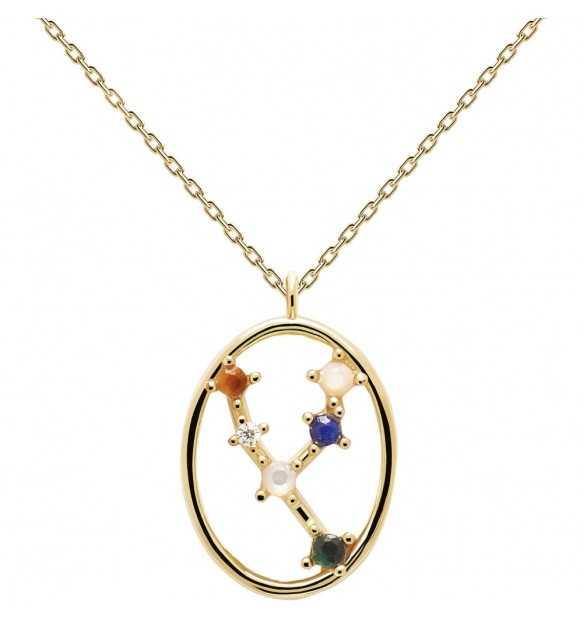 Zodiac sign necklace Taurus - PDPAOLA