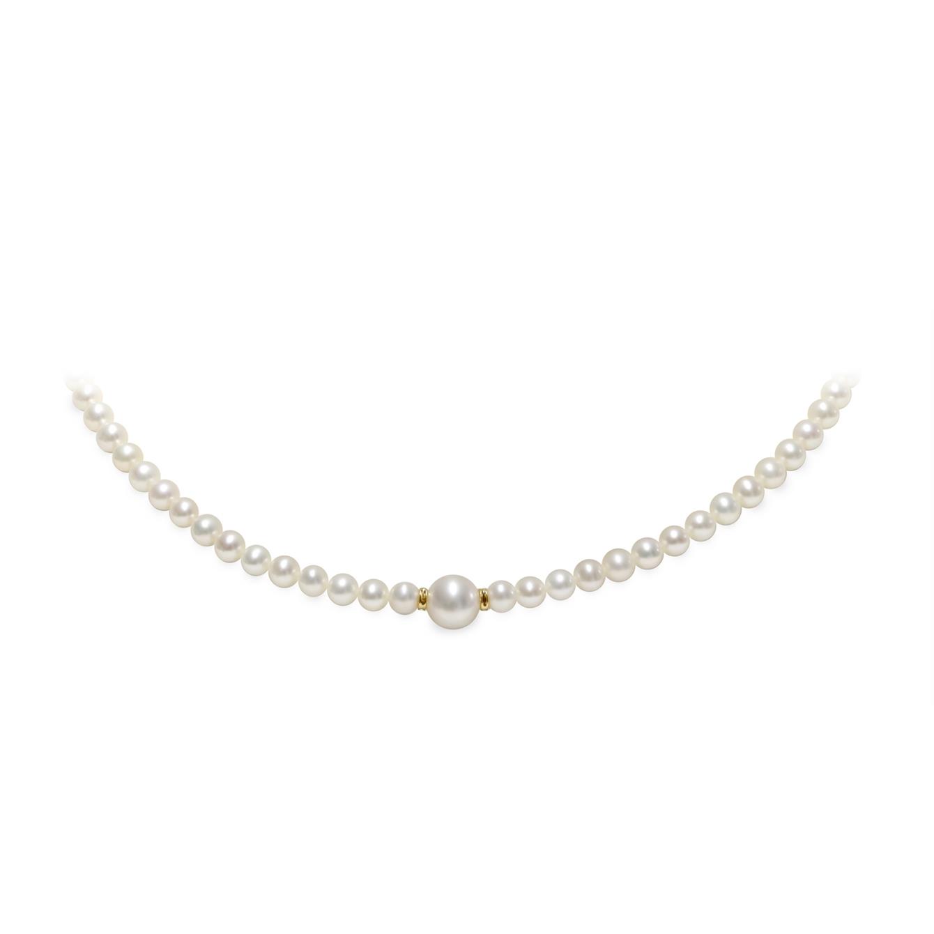 Collana in oro filo di perle - MAYUMI