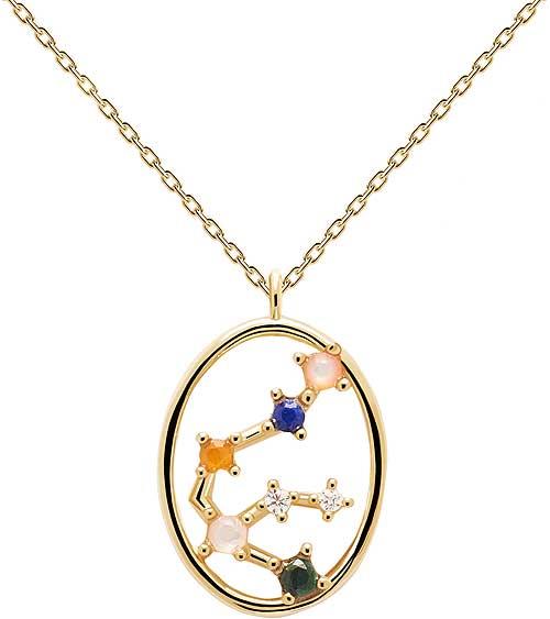 Aquarius zodiac sign necklace - PDPAOLA
