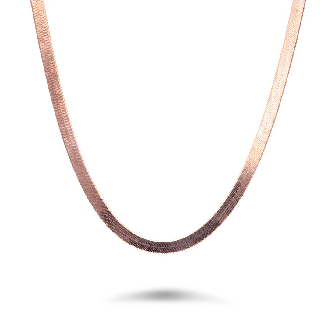 Collar serpiente rosa - BELROSE BY BRONZALLURE