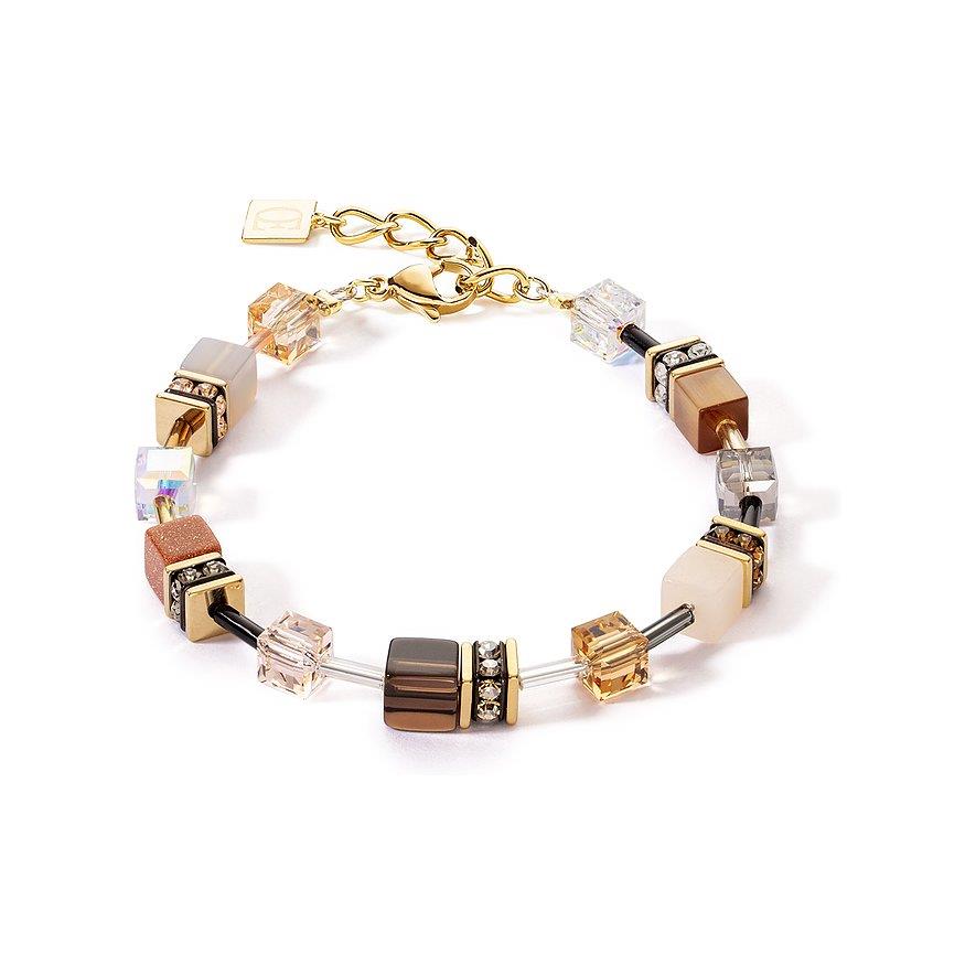 Brown Geo Cube bracelet - COEUR DE LION