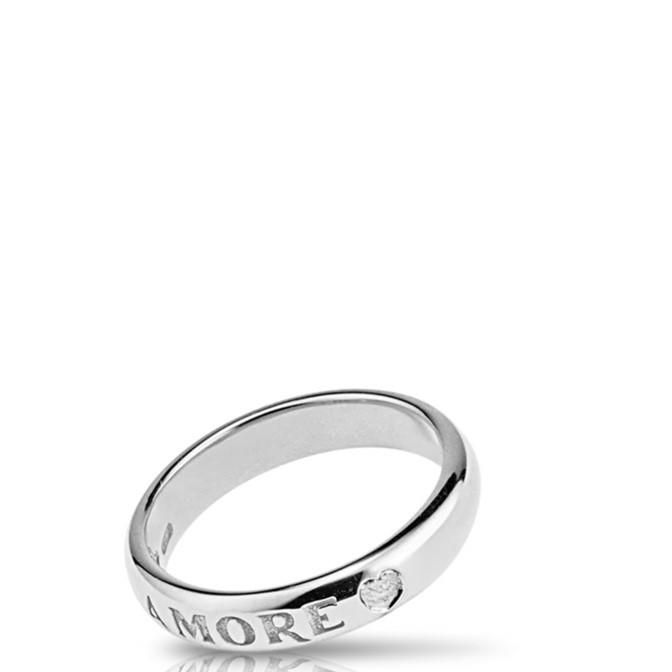 Promise of Love ring in white gold - PASQUALE BRUNI