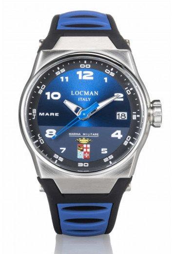 Reloj azul marino para hombre, caja de 44 mm. - LOCMAN