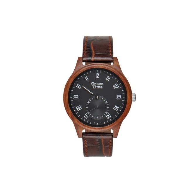 Reloj de madera para hombre, caja de 44 mm. - GREEN TIME