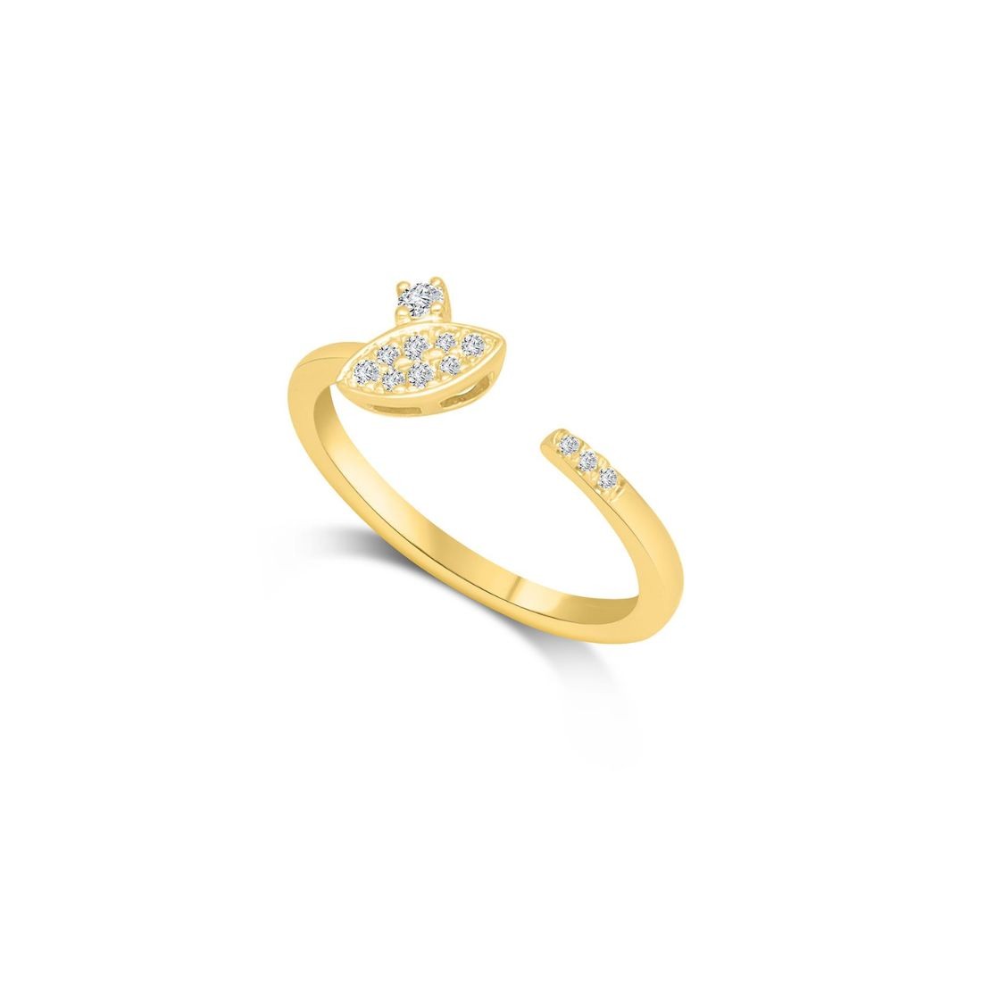 Anello Sirio in oro e diamanti ct. 0,12 - ALFIERI & ST. JOHN